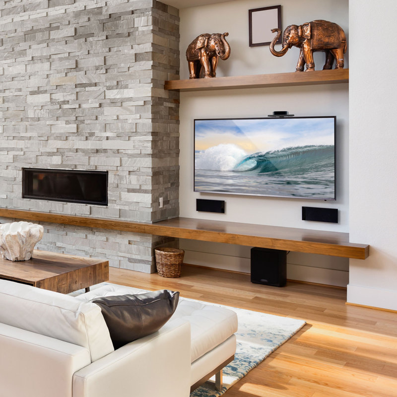 Mount It Floating Shelf for Wall Mounted TV Streaming Devices Dual Installation for Wall or TV